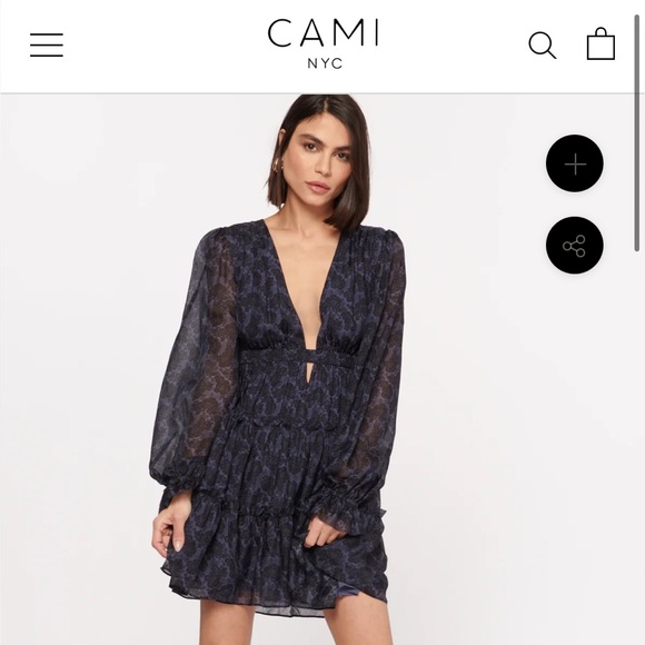 Cami NYC Dresses & Skirts - NWT CAMI NYC VENEZIA FLORAL DRESS SZ LARGE